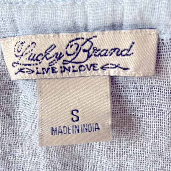 Soft blue colour blouse from Lucky Brand - Picture 2 of 3